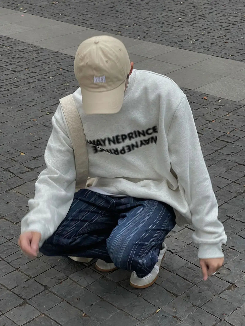 Korean Street Half Turtleneck Sweatshirt Men Autumn Winter New Stylethickened Bottoming Shirt with Trendy Brand INS Hooded Top