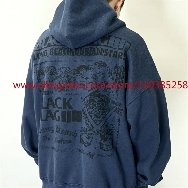 New 2024 Autumn Winter American Heavy Weight High Quality Vintage Hood