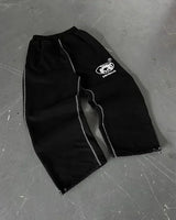 y2k retro camo graphic baggy pants gothic hip hop streetwear sweatpants casual pants womens mens elastic waist jogging trousers unique joggers style 1555