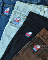 y2k gothic polar big boy baggy jeans cartoon embroidery streetwear mens womens fashion denim pants hot sell wide leg trouser urban skinny jeans