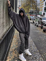 cyberpunk melting smiley featuring rainbowtouches hoodies mens high street wear vintage fashionable casual popular print black hip hop cotton men winter clothing