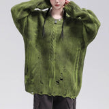 techwear flame knit sweater with structured oversized fit, ideal for cold streetwear layers, men’s streetwear clothing piece 