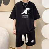 Cyberpunk Aesthetic piece – Summer Man Tracksuit Cartoon Streetwear Hip Hop Rock Casual