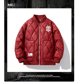 Winter men's cotton jacket stand-up collar baseball jacket men's cotton jacket