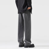 suit pant men korean streetwear fashion loose casual plus size straight suit pant office man commuter pants trousers relaxed fit trousers