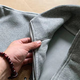 2024 New Half Zipper Design Sweatshirts For Men Autumn Y2K Vintage Stand Collar Pullover Hoodies Korean Fashion Casual