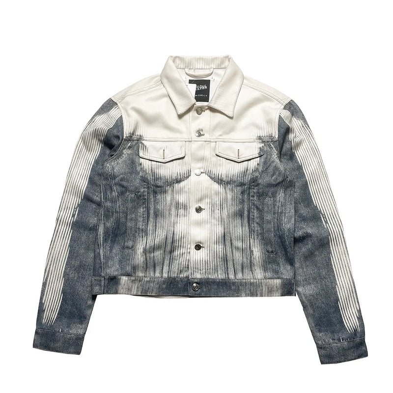 winter street style featuring new 2024 gentleman men long sleeve human body striped denim y project coats jackets abstract digital coat warm 742 design – premium quality jacket for men