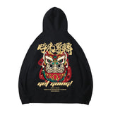 Japanese Streetwear Graphic Print Mens Hoodies Harajuku Fashion Fleece