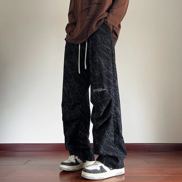 autumn corduroy pants men fashion retro casual pants men streetwear hip hop loose wide leg pants mens trousers large size 5xl minimalist street pants
