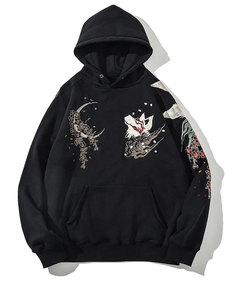y2k fire graphic sweater, edgy streetwear for bold fashion-forward winter outfits, mens fashion layer for modern streetwear c