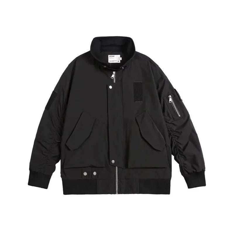 oversized grunge coat, photo-ready drip, for men, fall streetwear outfit, oversized style, layered fashion, modern aesthetic, graphic detail