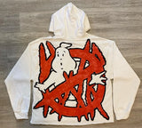 Y2K Womens Clothing Sweatshirt Long Sleeved Pullover Handdrawn Pattern