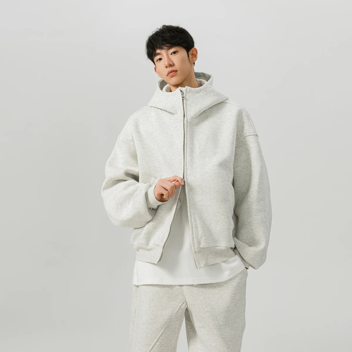 men sport sets hood coat pant streetwear loose casual hoody short sweatshirt jacket trouser women hoodie sweatpant tracksuit relaxed fit joggers