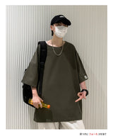 Anime Streetwear top – T Shirt Oversized Cotton Men Fashion Mens Summer Tshirts Ove