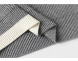 minimalist knit hoodie, photo-ready knit, unisex oversized techwear hoodie for men street style