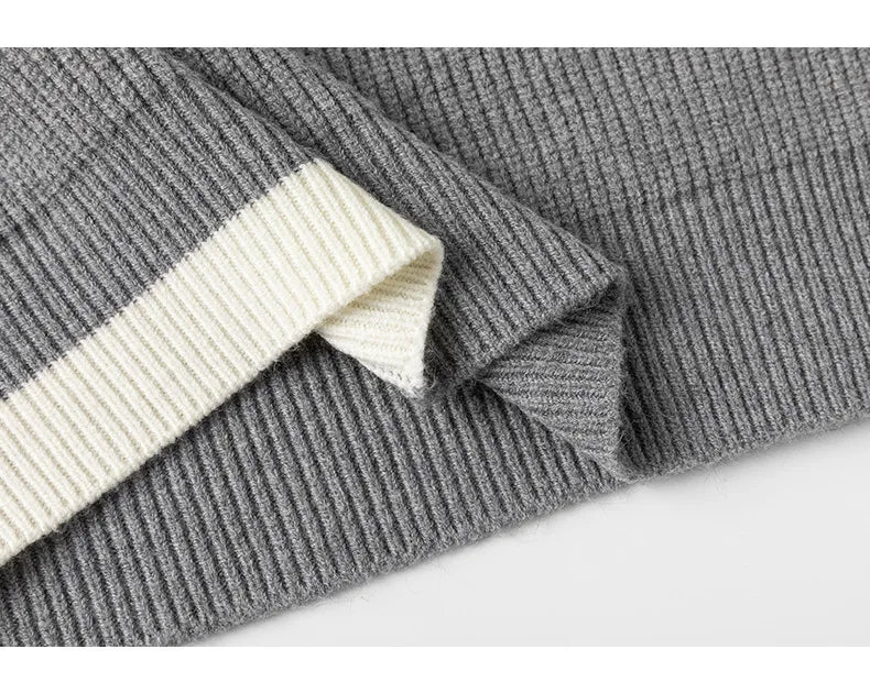 minimalist knit hoodie, photo-ready knit, unisex oversized techwear hoodie for men street style