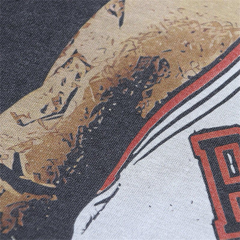 skatercore vintage t-shirt featuring rodman print vintage retro high street hip pop t shirt tops