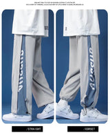 mens graphic printed sweatpants 2024 autumn hip hop fashion drawstring trousers casual loose male streetwear leggings pants unique joggers style 1284