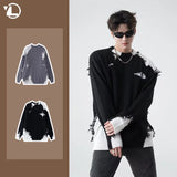 y2k flame streetwear, 2025 trend fit, trendy urban fashion top for men, layered streetwear look