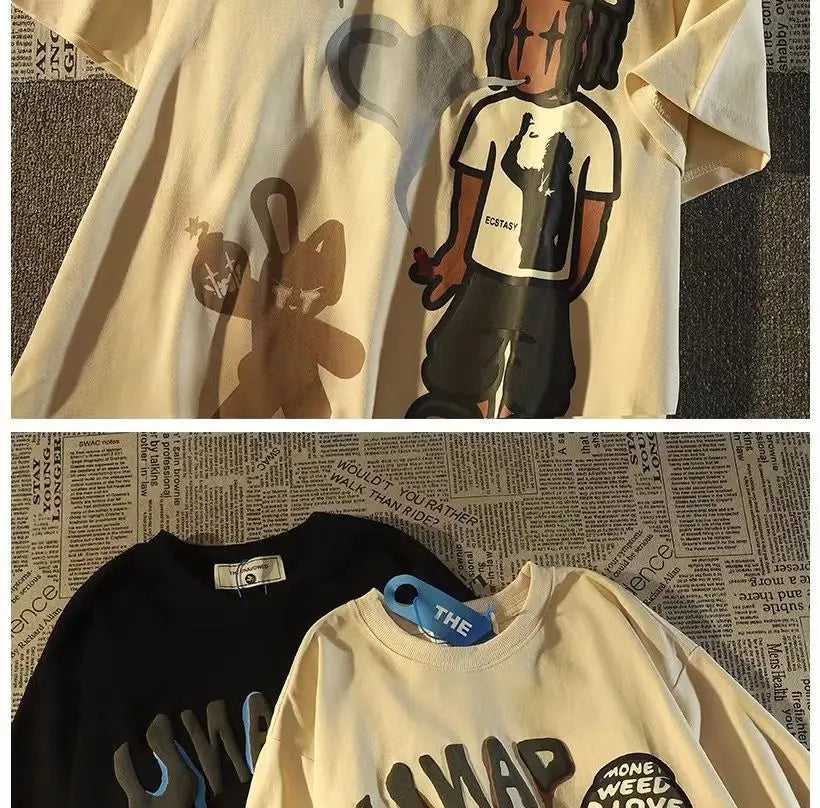 Cyberpunk LED hoodie with glow-in-the-dark effect