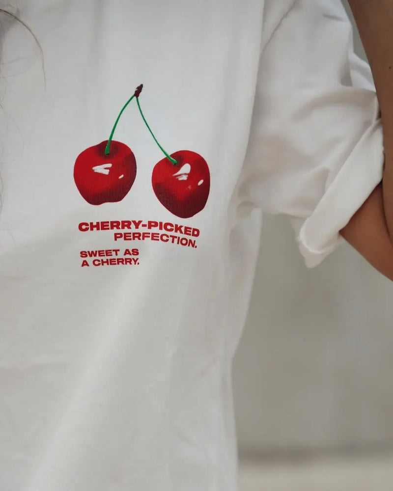 Trapwear T-Shirt – Harajuku Cherry Graphic T Shirts Oversized Summer Casual Y2K – Edgy Streetwear for All Genders
