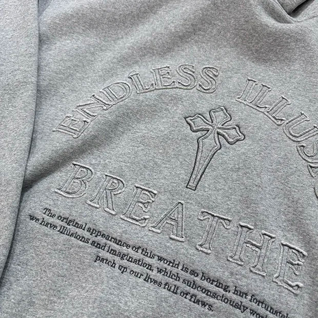 Futuristic cyber hoodie with urban tactical streetwear look
