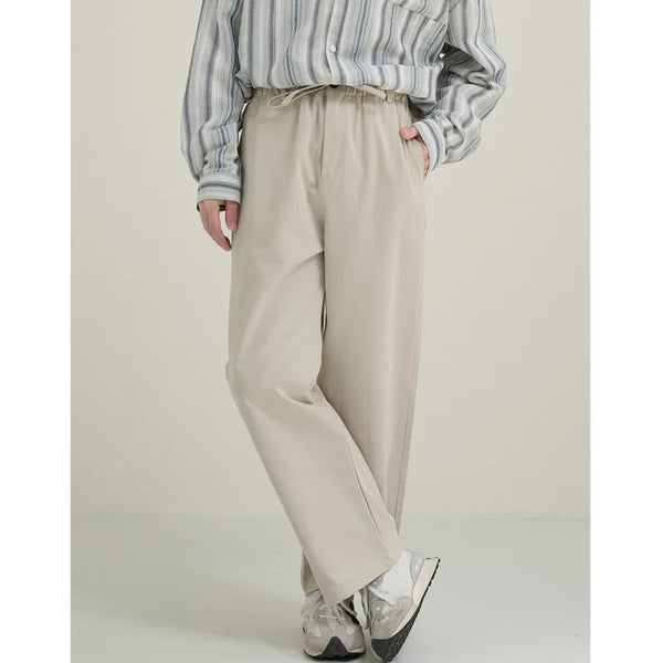 cotton casual pants men oversized retro straight pants men japanese streetwear hip hop loose wide leg pants mens trousers m 2xl relaxed fit trousers