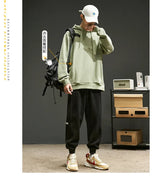 2023 autumn new light luxury fashion pants men all match loose casual sports pants all match boutique clothing simple style unique default style 3634