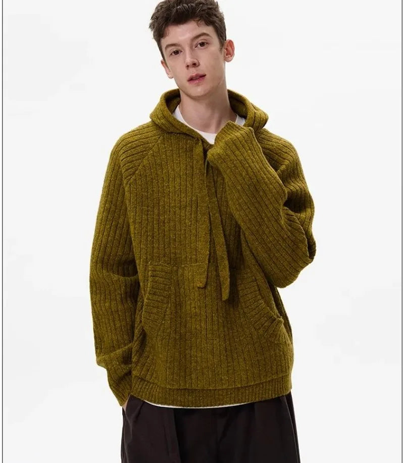 oversized knit pullover, fall/winter fashion, soft knit pullover with flame design, y2k fashion statement