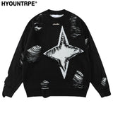 loose fit o-neck sweater, daily wear knit, cozy fashion fit, stylish street outfit, modern aesthetic appeal