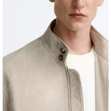 leather varsity coat, fall winter style, men's streetwear fashion, oversized urban jacket, high quality cold-weather coat