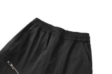 high street zipper pockets vibe style baggy drawstring summer shorts for men straight loose casual knee length pants oversized unique shorts style 4631
