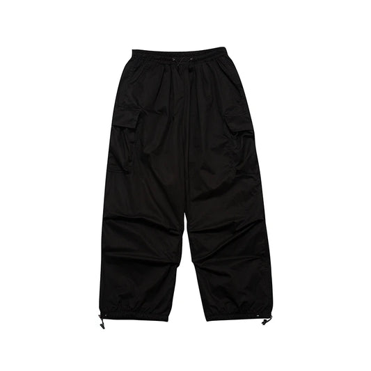 hip hop loose fit elastic waist pants fashion side pocket pants streetwear mens new spring summer casual baggy pants joggers unique joggers style 445