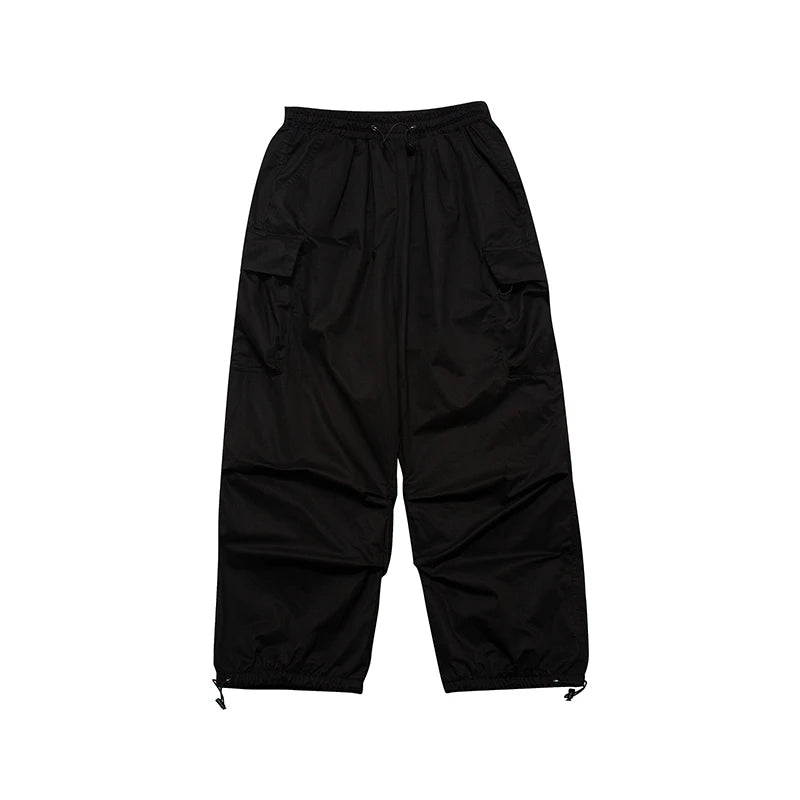 hip hop loose fit elastic waist pants fashion side pocket pants streetwear mens new spring summer casual baggy pants joggers unique joggers style 445