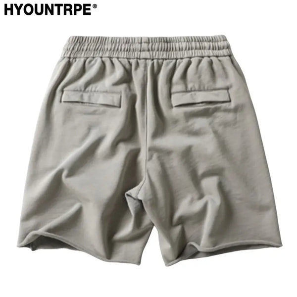 Mens Hip Hop Streetwear Harajuku Socid Color Tie Dyed Shorts Sweatpants Casual Cotton Shorts Jogger Shorts Summer Track Shorts
