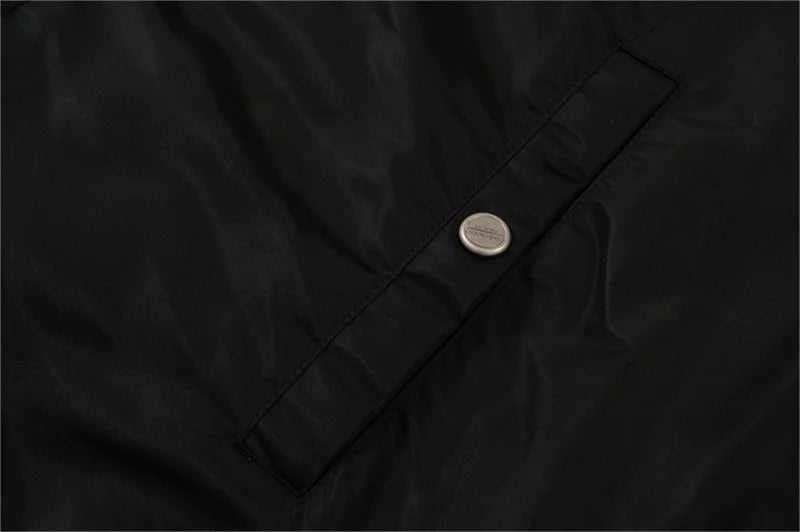 undermycar 2023 new high street fashion brand quality multi pocket flight jacket cotton coat black nan streetwear photo styli - variant style ca70e1 for streetwear fashion
