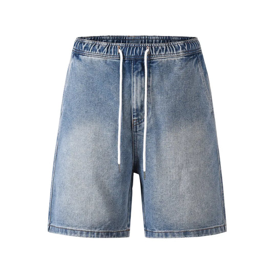 frog drift fashion street style best quality loose simple casual clothing streetwear drawstring pants jeans shorts for men women denim street jeans