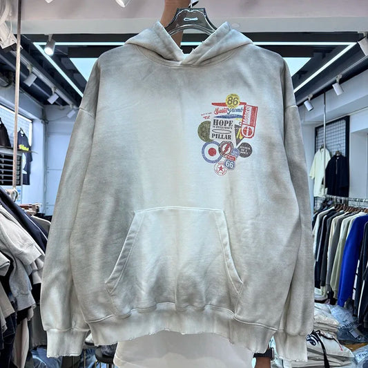Hustler hoodie with motivational cash flow branding