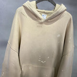 skatercore chrome print featuring street wear speckled ink rubbed hooded hoodies fashion sense distressed winter coat mens and womens baggy washing clothes