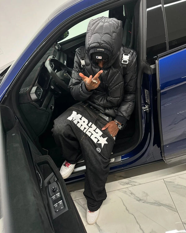 casual hip hop y2k jeans print letters straight wide legs black baggy jeans men and women fashion punk denim pants streetwear denim street jeans