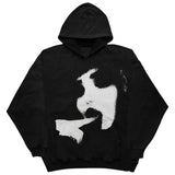 Y2K Womens Top Hoodies Sweatshirt Pullover Oversized Streetwear Vintag