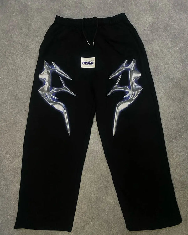 american style fashionable loose pants high waisted couple y2k straight leg pants sporty and simple casual pants streetwear men clean everyday pants