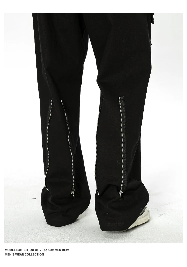 men streetwear fashion loose casual wide leg techwear cargo pants track trousers women harem trousers joggers sweatpants unique joggers style 938