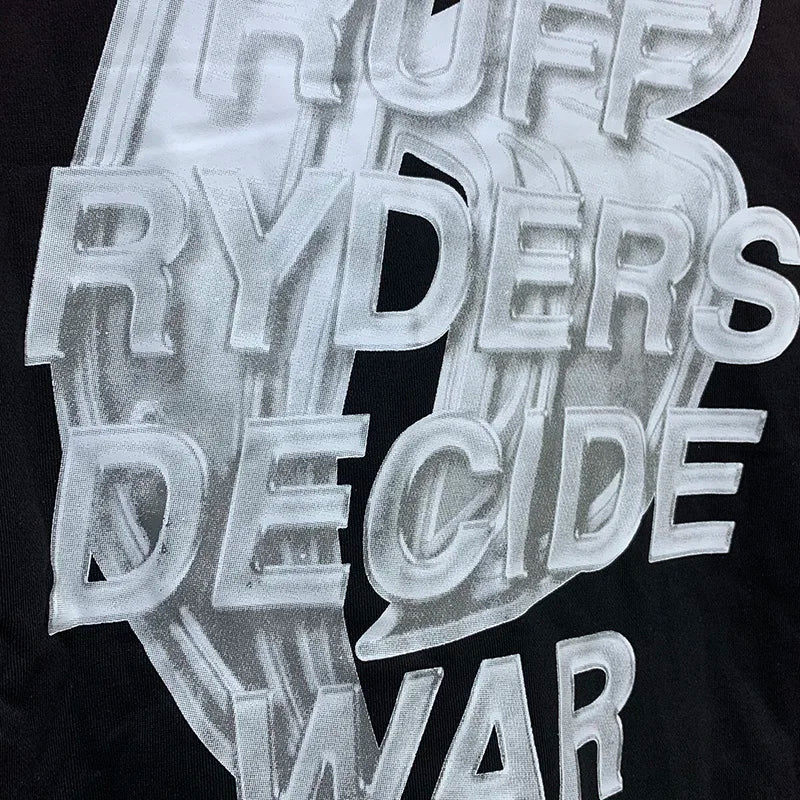 Best Quality Who Decides War Hoodies Letter Printing Men Woman Oversiz