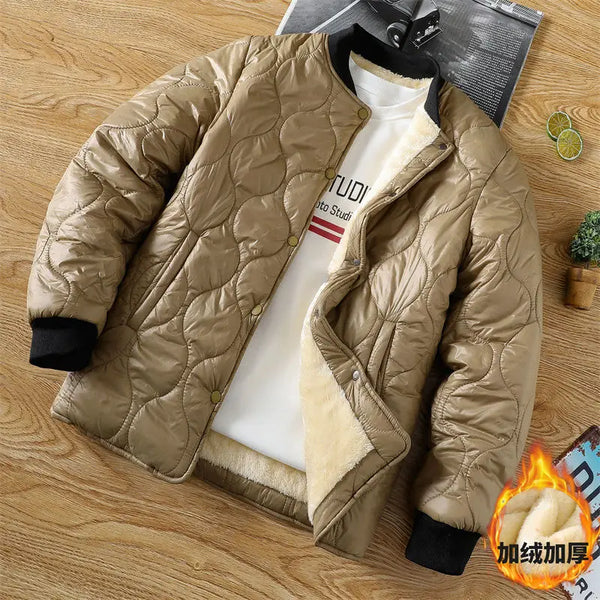 American winter new men and women street trend personalized thick jacket couple simple loose retro casual top harajuku y2k