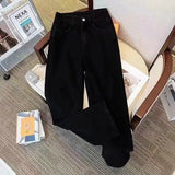 harajuku black pants hip hop retro men women gothic high waist wide trouser graphic embroidered baggy jeans streetwear y2k jeans unique jeans style 1986