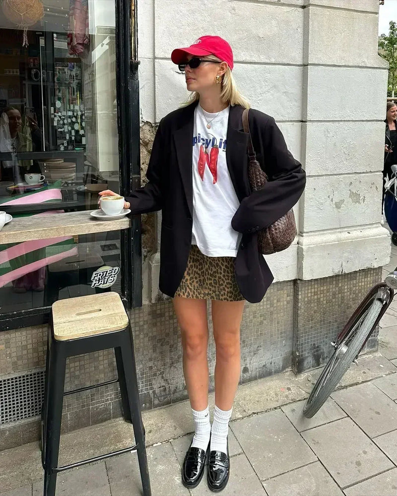 Trapwear T-Shirt – Harajuku Cherry Graphic T Shirts Oversized Summer Casual Y2K – Edgy Streetwear for All Genders