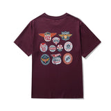 Harajuku Chrome logo – Amekaji Vintage Printed T Shirt Men 2023 Spring Summer New C