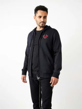 Vaporwave Drop – Vintage Buddha Logo Hip Hop Zipper Hoodie Y2K Sweatshirt – Streetwear Fashion for Men & Women