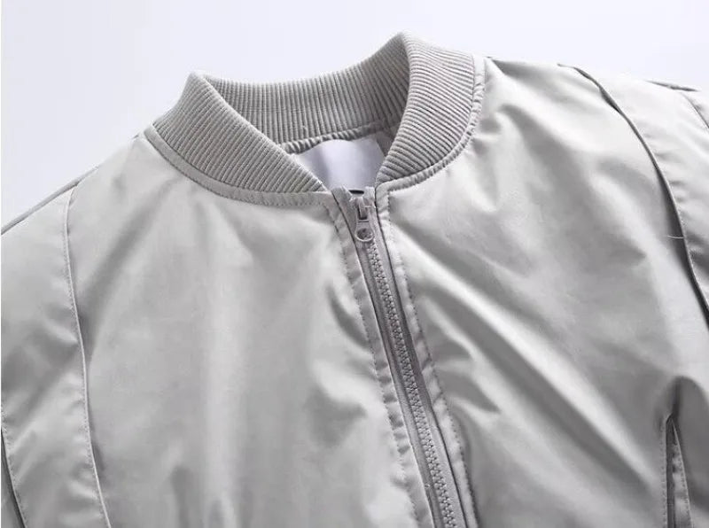 Winter Thickening Flying Baseball Uniform Solid Multi Pocket Simplicity Warm Cotton Jacket 2024 New Streetwear Male Parkas
